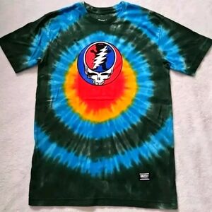*NWOT* Grizzly Griptape x Grateful Dead Grizzly Dead Tie Dye Tshirt Colab